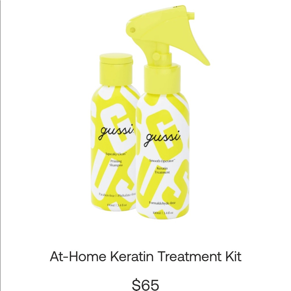 Gussi at home keratin kit NEW UNUSED